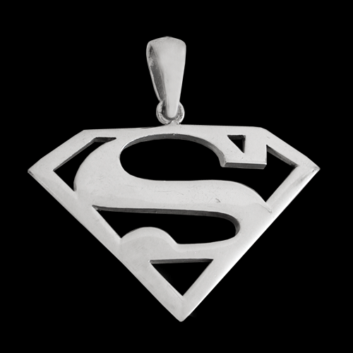 Stålmannen halsband i Äkta silver.