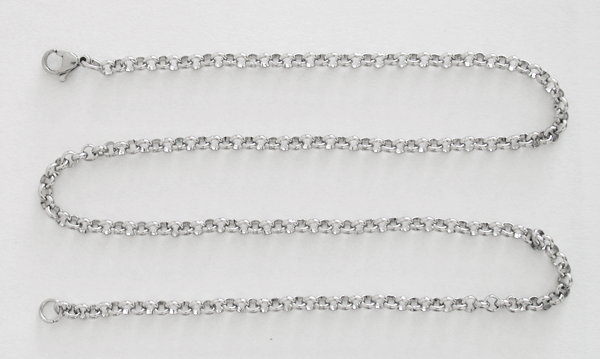 3mm. Rund ankarlänk.