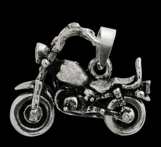 Motorcykel hänge i Äkta silver. - 2