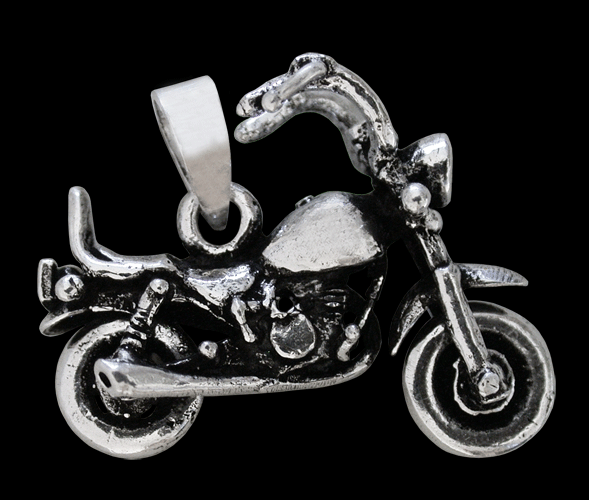 Motorcykel hänge i Äkta silver.