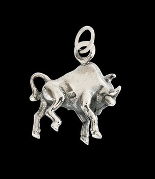 1.5 gr. Stjärntecken halsband oxen i Äkta silver.