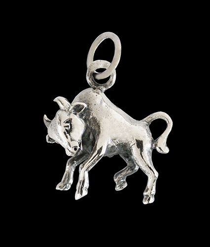1.5 gr. Stjärntecken halsband oxen i Äkta silver. - 2