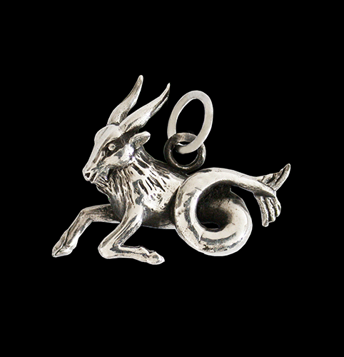 1.6 gr. Stjärntecken halsband stenbocken i Äkta silver.