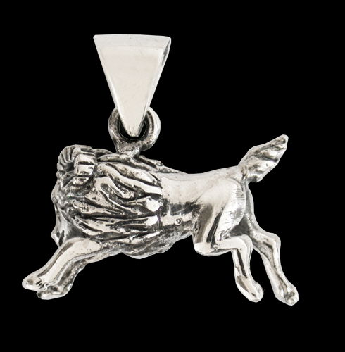 3.7 gr. Stjärntecken halsband med vädur i Äkta silver. - 2
