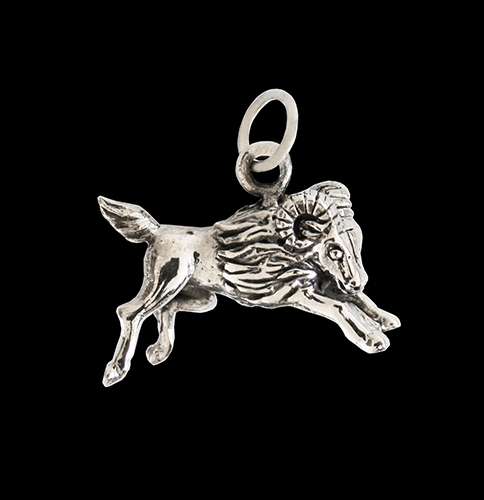 1.8 gr. Stjärntecken halsband med vädur i Äkta silver.
