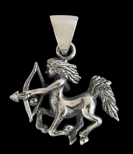 3.1 gr. Stjärntecken halsband skytten i Äkta silver.