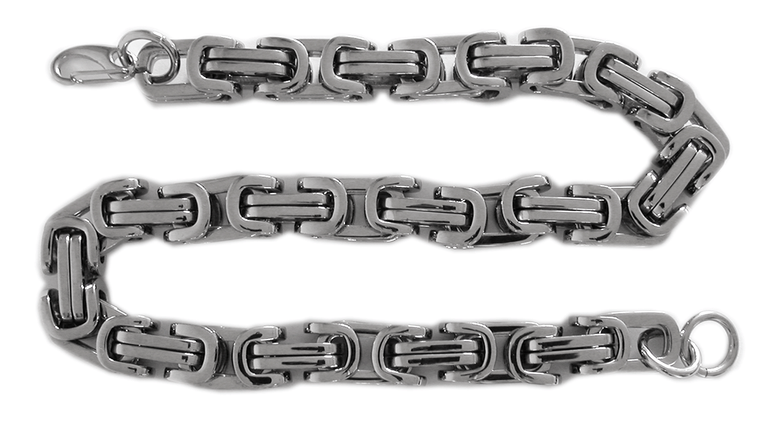 12 mm. Kejsarlänk stålhalsband.