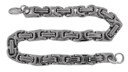 12 mm. Kejsarlänk stålhalsband.