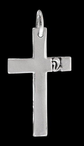 Kors halsband i Äkta silver. - 2