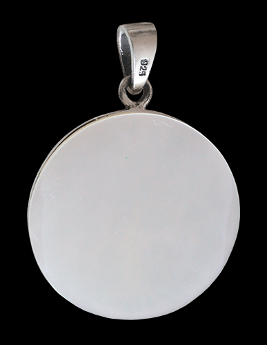 Aum hänge / Ohm halsband med Pärlemor. - 3