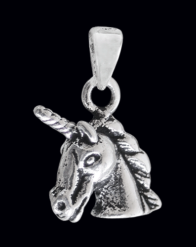 Liten unicorn i Äkta silver. - 2