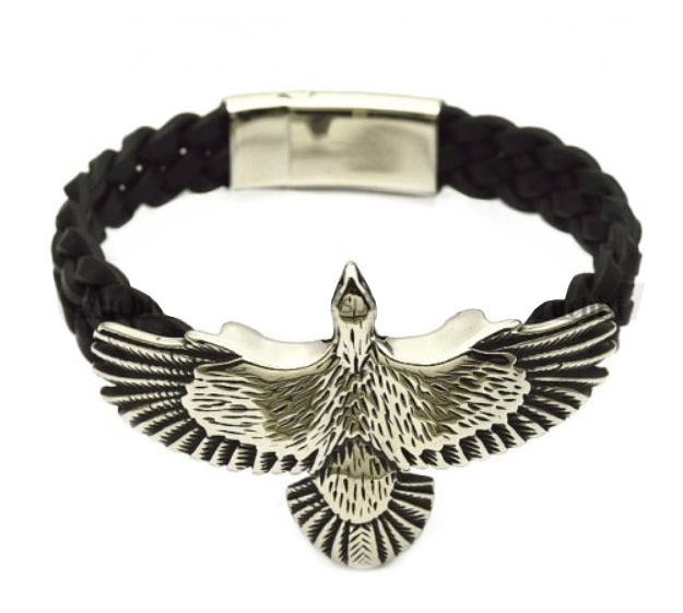 Örn armband i Äkta läder. - 2