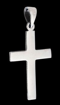 Fantastikt kors halsband i Äkta silver.