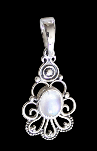 Beautiful moonstone halsband. - 2