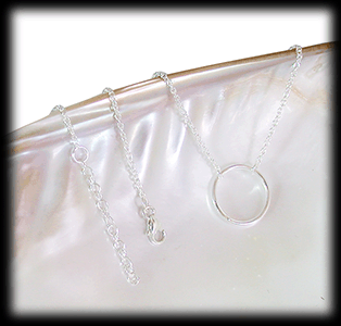 Silver halsband för henne.