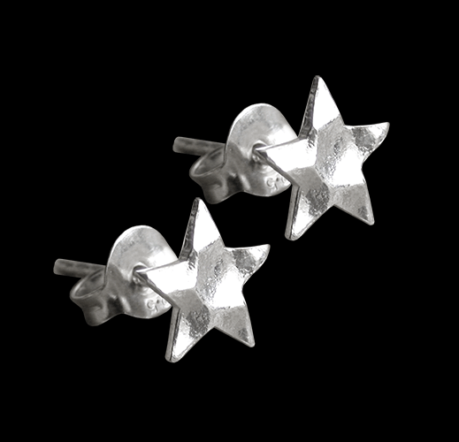 "Shine like a star" stiftörhängen. - 2