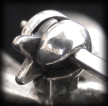 Elefant brosch i äkta silver  "one of a kind". - 4