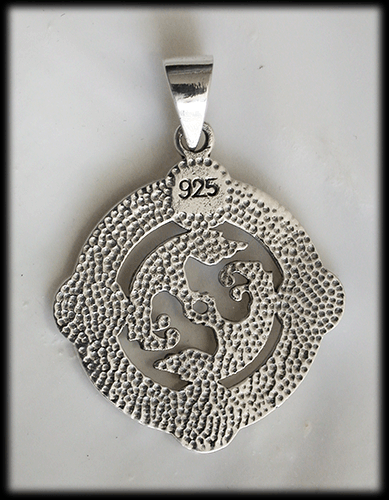 Hugin och Munin hänge i Äkta silver. - 2