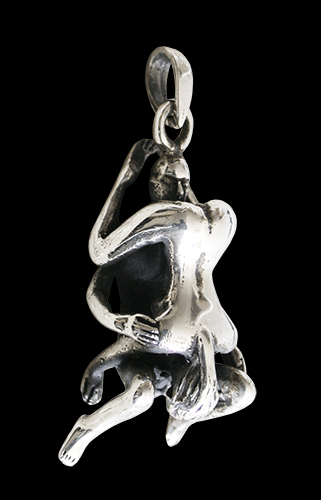 "Sextynine" - Erotiskt halsband i Äkta silver. - 2