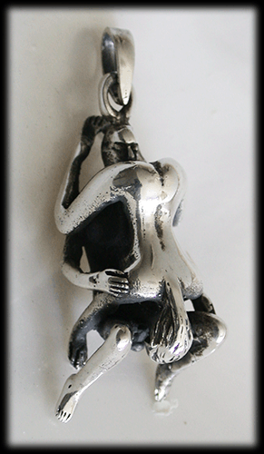 "Sextynine" - Erotiskt halsband i Äkta silver. - 3
