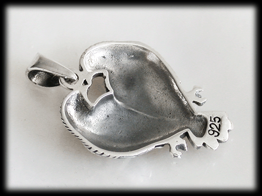 5.7 gr. Hugin och Munin halsband i Äkta silver. - 2