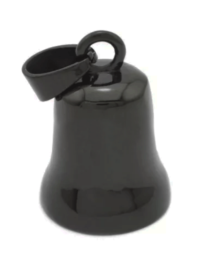 Guardian bell smycke med Malteserkors i svart stål. - 4