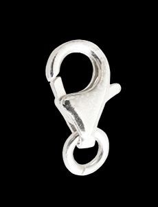 8.5 mm. Klolås i Äkta silver.