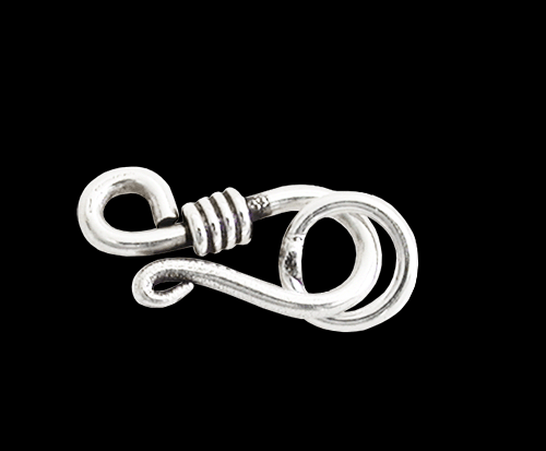 10.8 mm. Spänne / smyckeslås i Äkta silver.