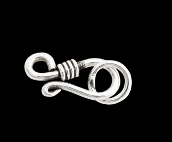 10.8 mm. Spänne / smyckeslås i Äkta silver.