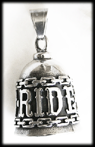 Live to ride angel bell / Guardian bell  i rostfritt stål. - 2