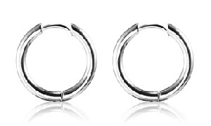 2.5 x 20 mm. Öronringar i rostfritt stål.