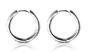 2.5 x 20 mm. Öronringar i rostfritt stål.