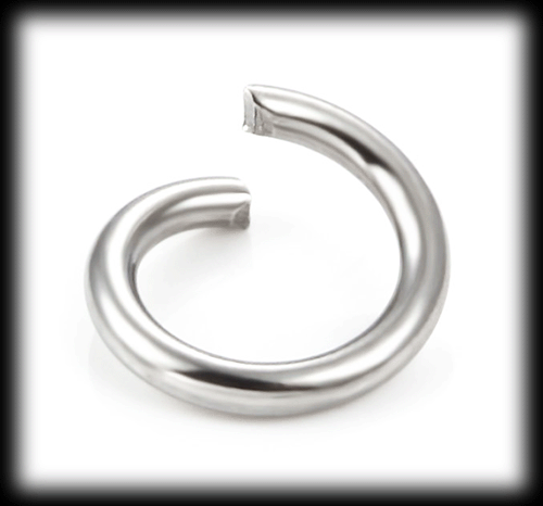 6 mm. Smyckes ring i rostfritt stål. - 3