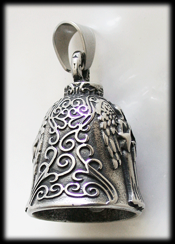 Ängel - Angel bell / Guardian bell smycke i rostfritt stål. - 3
