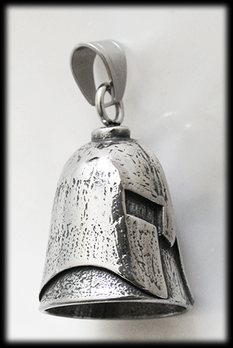 Rustning - Angel bell / Guardian bell smycke i rostfritt stål. - 3