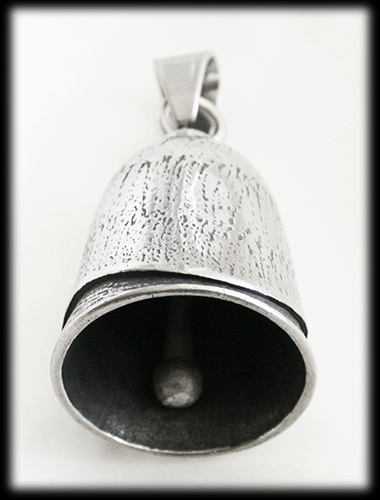 Rustning - Angel bell / Guardian bell smycke i rostfritt stål. - 4