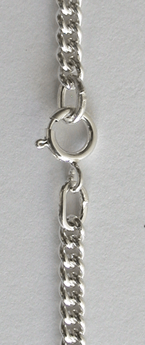 2.5 mm. Pansarlänk kedja i Äkta silver. - 4
