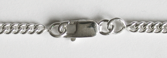 3 mm. Silverkedja pansarlänk. - 5