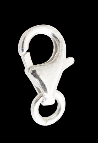 11 mm. Klolås i Äkta silver.
