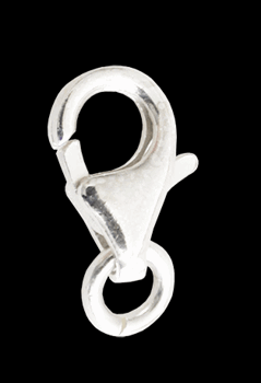 11 mm. Klolås i Äkta silver.