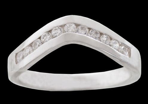 Snirklig bling ring. - 2