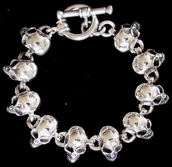 Dödskalle armband
