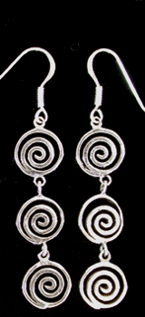 Örhängen med spiral