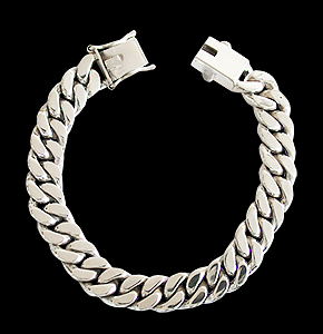 Pansar länk armband.