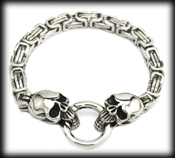 Dödskalle armband