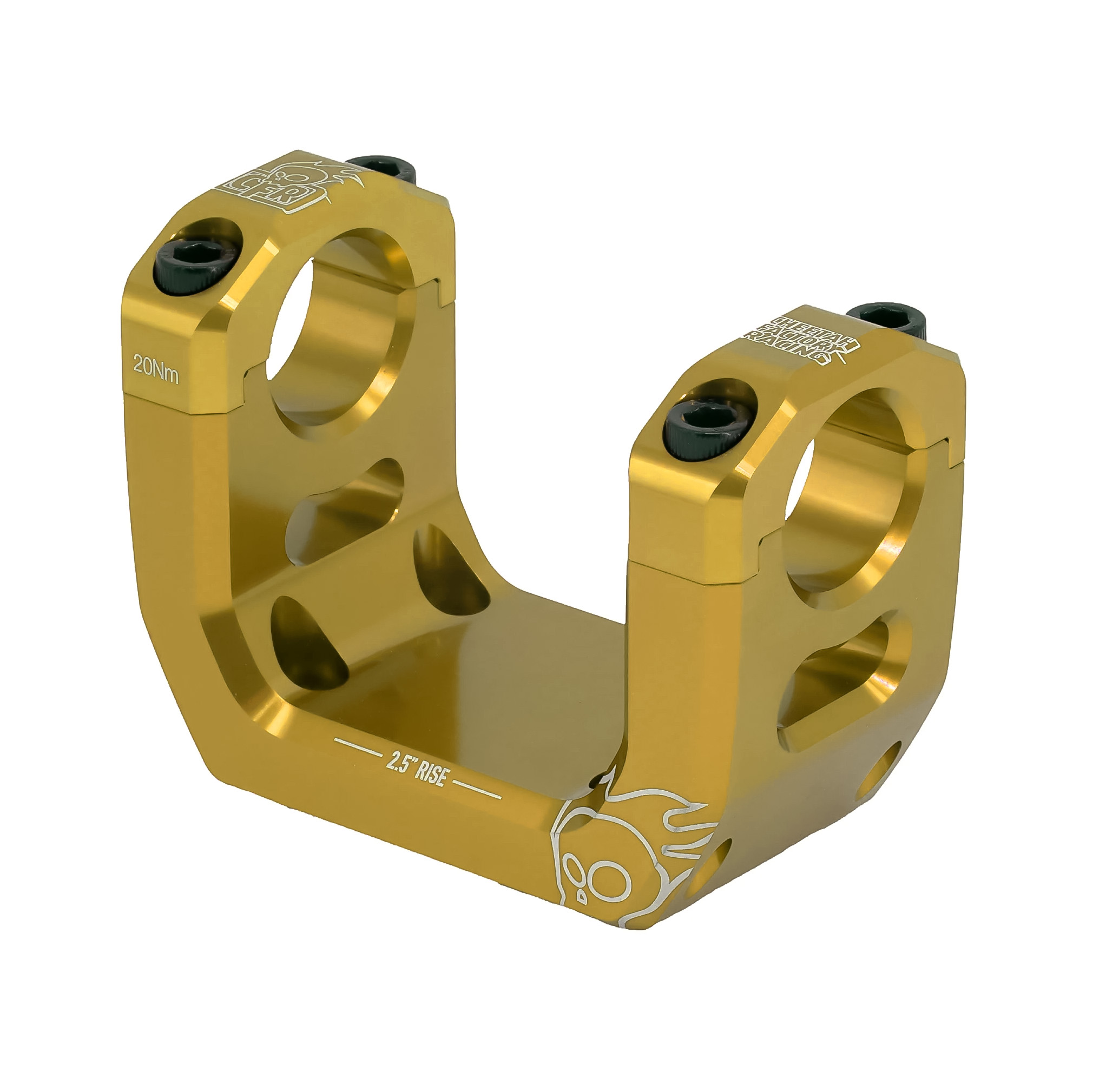 CFR FTP Styrhöjare 2,5" Polaris - Guld