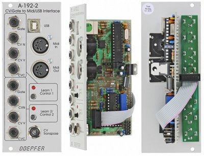 Doepfer A-192-2 CV to Midi/USB Interface