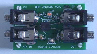 Mystic Circuits 0HP Vactrol VCA