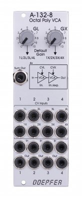 Doepfer A-132-8 Octal Poly VCA