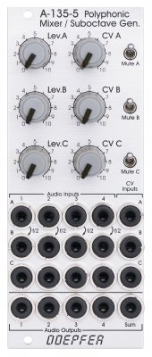 Doepfer A-135-5 Polyphonic Mixer